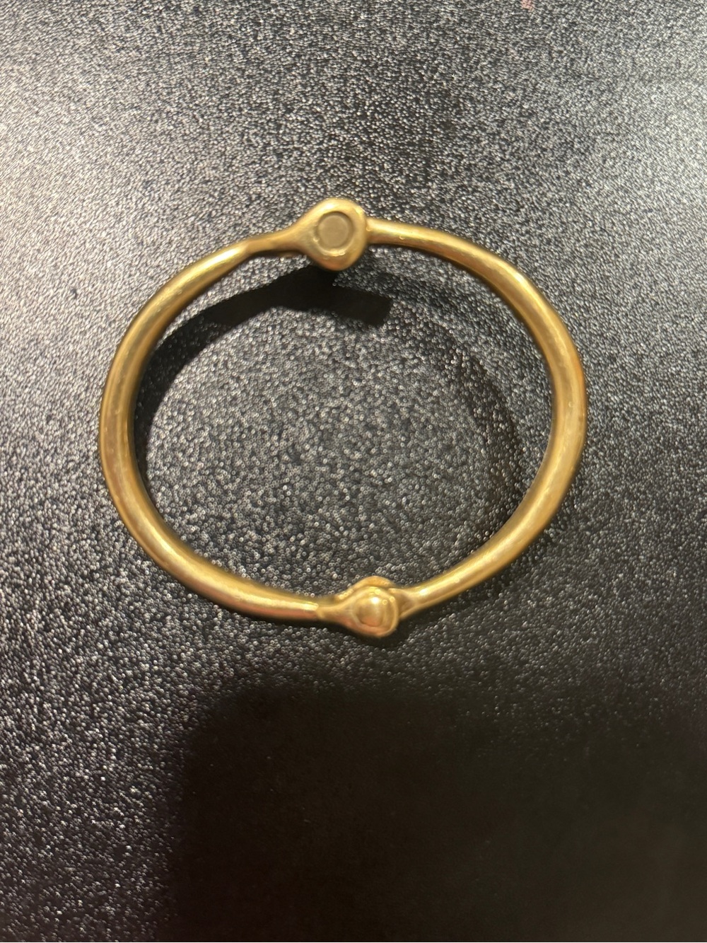 Miansai Gold Hinged Minimalist Bangle Bracelet